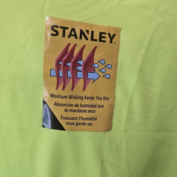 Stanley hi-vis moisture wick tee men's large - Picture 2 of 7